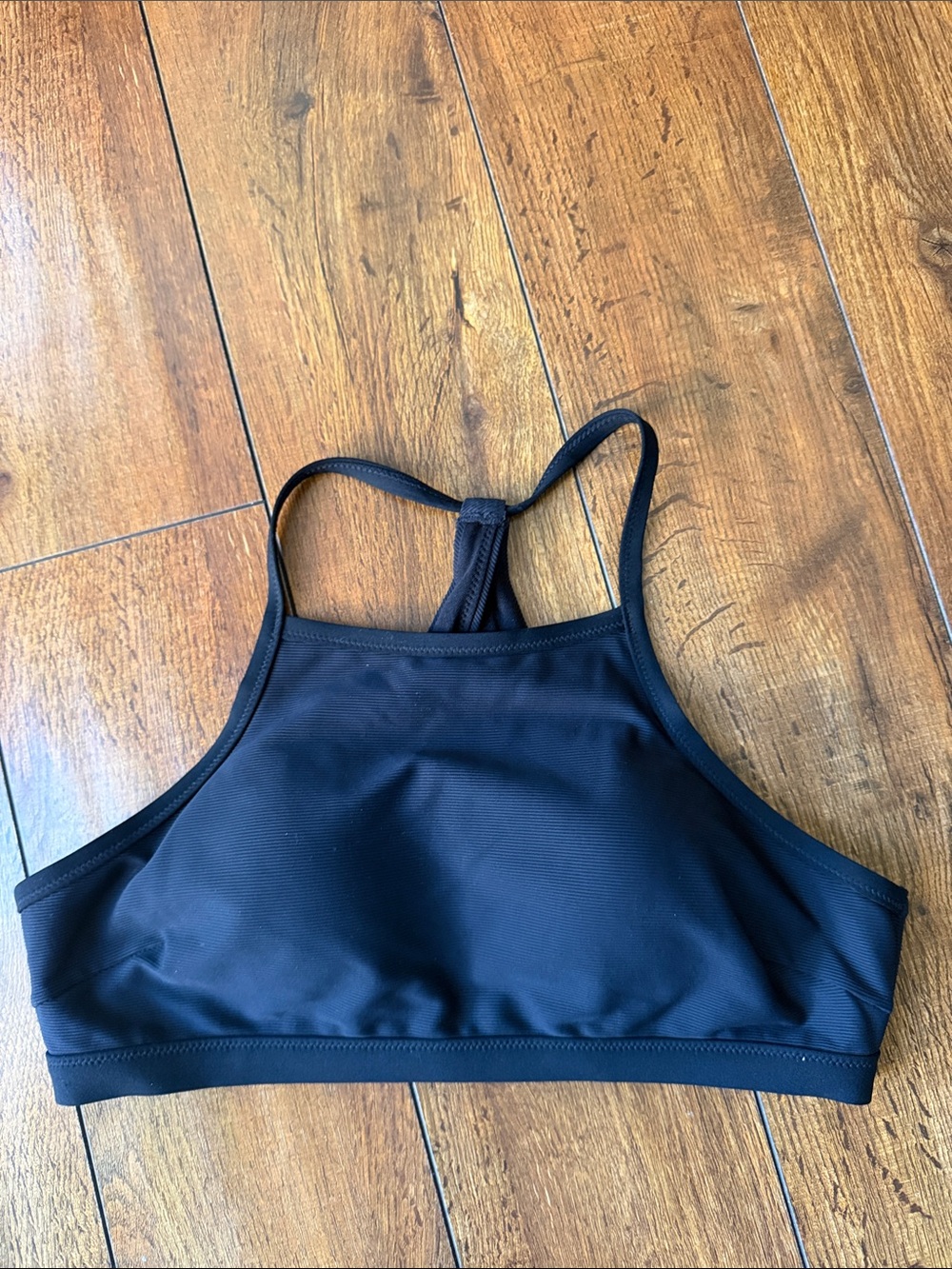 Athleta Black High Neck Sports Bra